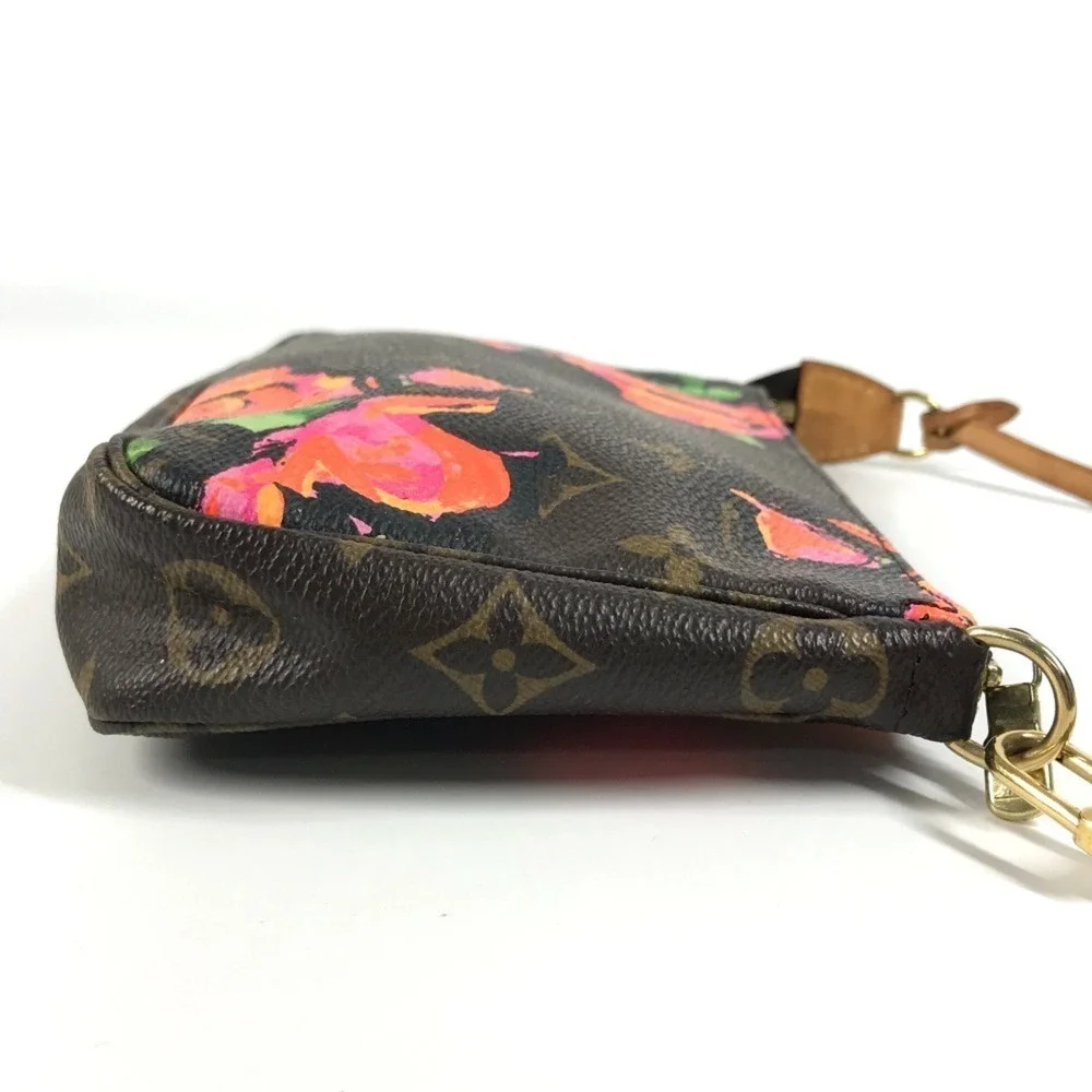 LOUIS VUITTON Brown Monogram Canvas Pochette Shoulder Bag